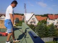 montáž vrchného SBS pásu na atiku