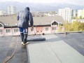 montáž vrchného SBS pásu