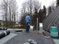 montáž bezúdržbového SBS pásu tavením
